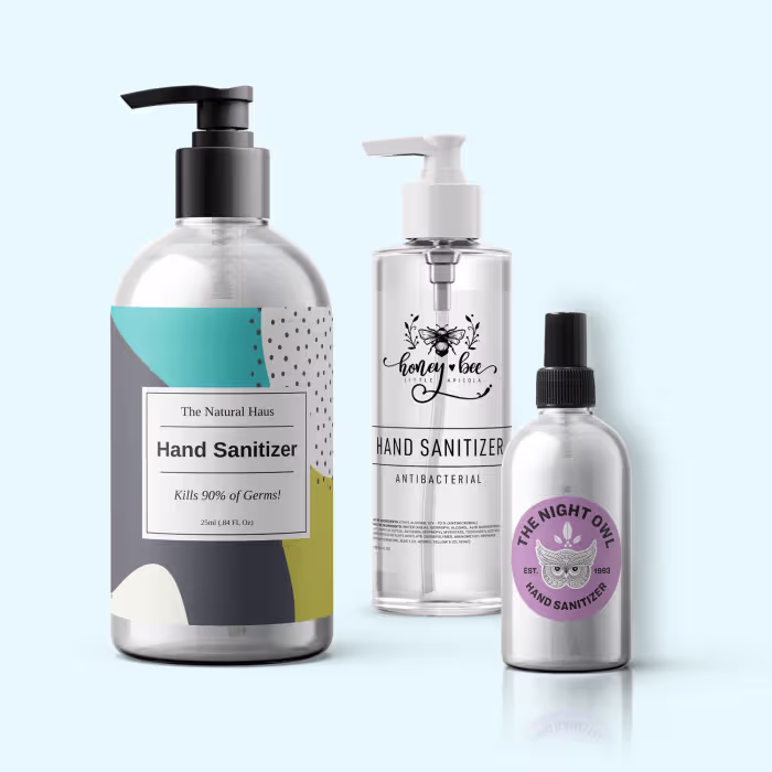 Soap & Hand Sanitizer Labels