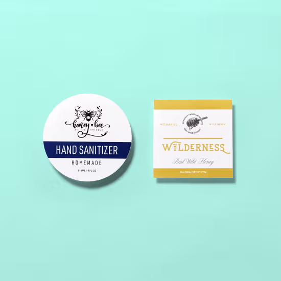 Blank Sheet Labels by Shape